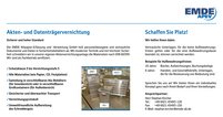 Flyer - Aktenvernichtung Aschaffenburg