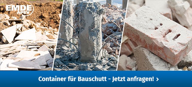 Container für Bauschutt - Jetzt anfragen! Container für Bauschutt - Jetzt anfragen!