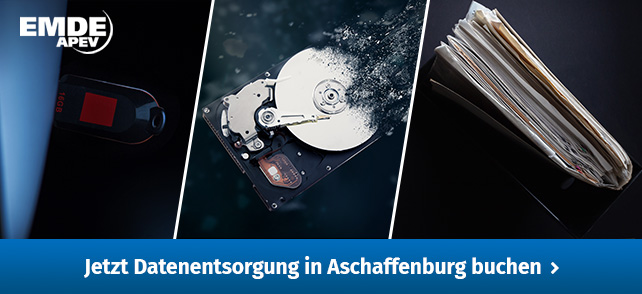 Jetzt Datenentsorgung in Aschaffenburg buchen 